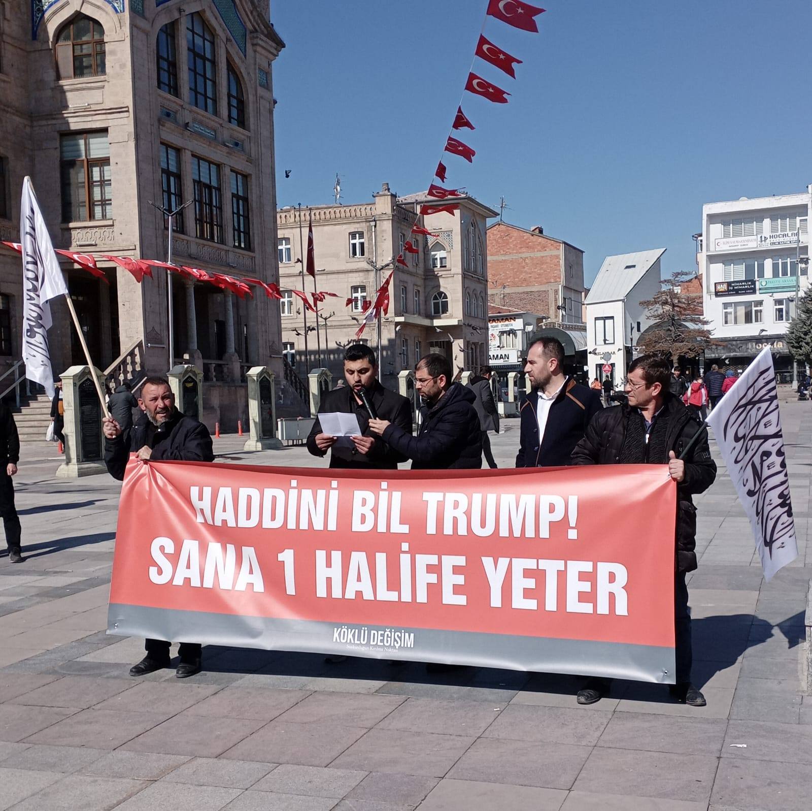 Koeklue Degisim Basin Aciklamasi Trump a Haddini Kim Bildirecek AKSARAY 1 3b46035a58