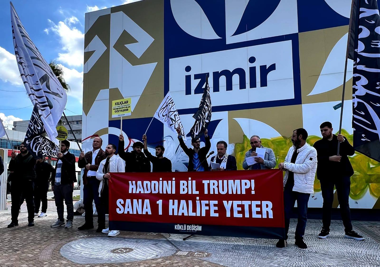 Koeklue Degisim Basin Aciklamasi Trump a Haddini Kim Bildirecek IZMIR 1 f874115c39
